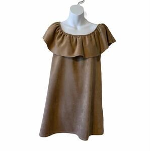 The impeccable pig micro suede mini dress